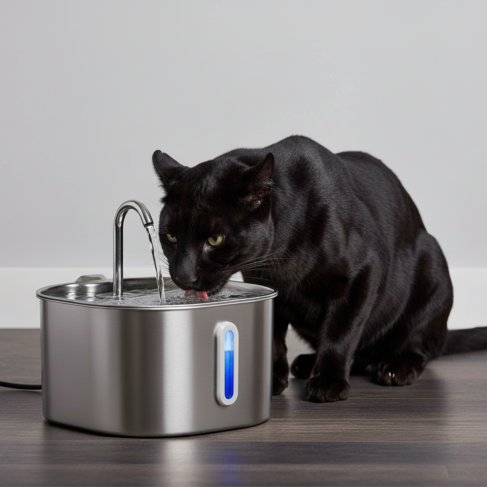 PantherPure™ Premium Stainless Steel Water Fountain