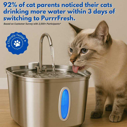 PantherPure™ Premium Stainless Steel Water Fountain